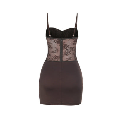 Vestido Mini Corsé de Encaje | Elena Varela