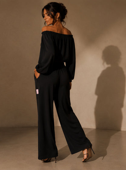 Conjunto Negro de Dos Piezas