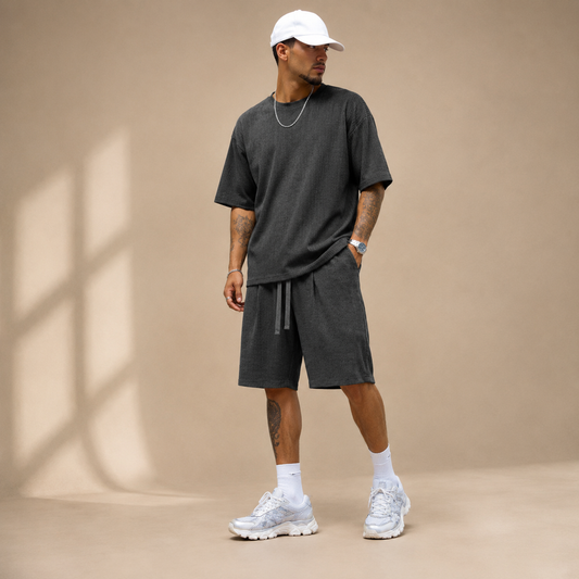 Conjunto informal dos piezas para hombre