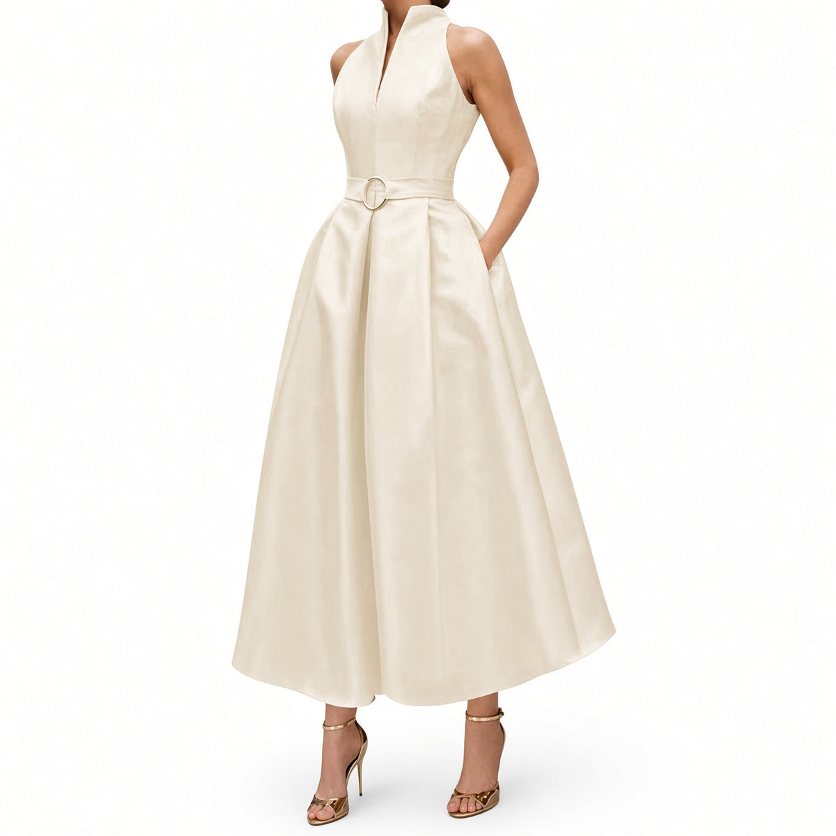 Vestido Entallado con Cremallera | Elena Varela