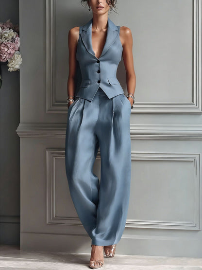 Conjunto 2 Piezas con Escote en V