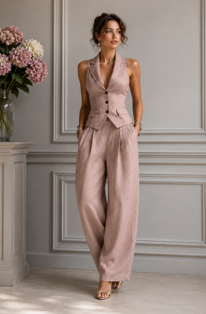 Conjunto 2 Piezas con Escote en V