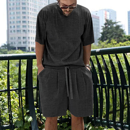 Conjunto informal dos piezas para hombre